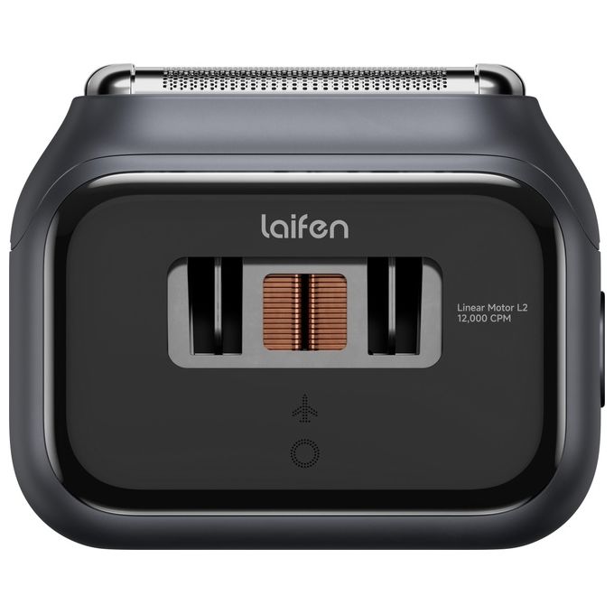 Laifen P3 Pro, Rasoio Elettrico, 3 Lame, per Pelli Sensibili, Grigio Scuro