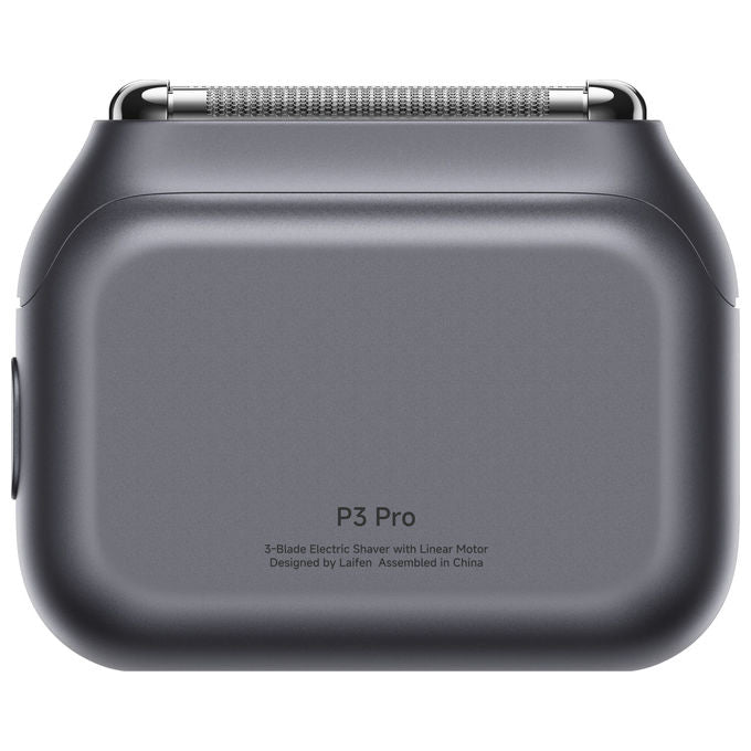 Laifen P3 Pro, Rasoio Elettrico, 3 Lame, per Pelli Sensibili, Grigio Scuro