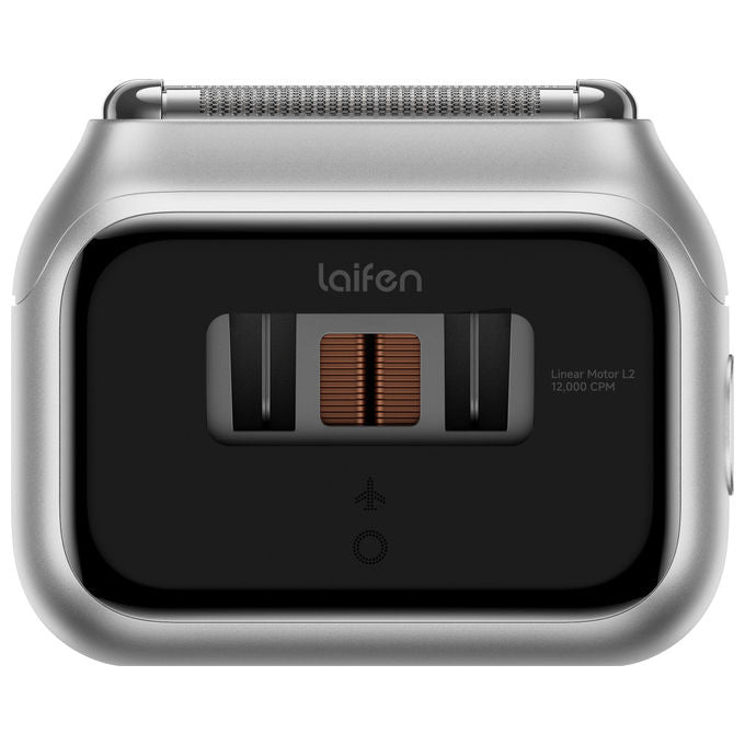 Laifen P3 Pro Rasoio elettrico secco umido 3 testine autonomia 100 min colore Argento