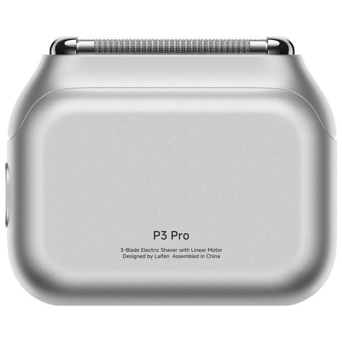 Laifen P3 Pro Rasoio elettrico secco umido 3 testine autonomia 100 min colore Argento