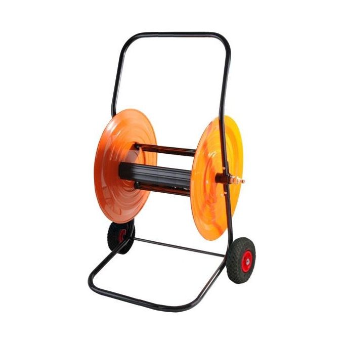 Bragagnolo IBA 1FK100.BR Carrello Avvolgitubo Pneumatico Capacita' 80 m Tubo 3-4'' Raccorderia Ottone Ruote Pneumatiche colore Nero