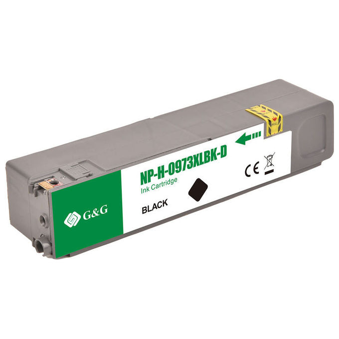 GandG, Cartuccia Inchiostro, Nero, Compatibile con HP 973XL, Rigenerata, 10000 Pagine