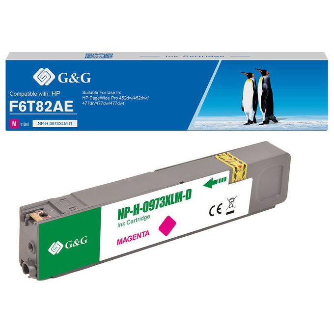 GandG, Cartuccia inchiostro compatibile con HP 973XL, Magenta, 7000 pagine