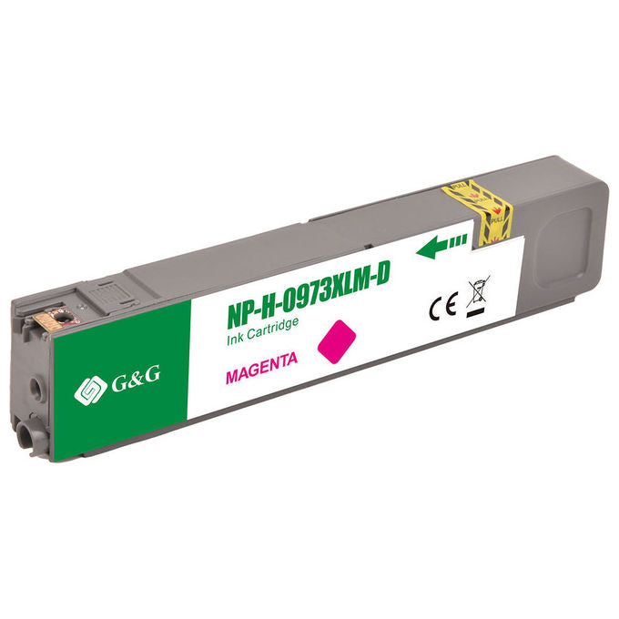 GandG, Cartuccia inchiostro compatibile con HP 973XL, Magenta, 7000 pagine