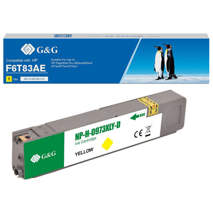 GandG, Cartuccia d'inchiostro compatibile, Giallo, 7000 pagine, HP 973XL