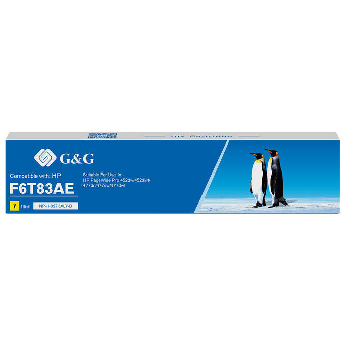 GandG, Cartuccia d'inchiostro compatibile, Giallo, 7000 pagine, HP 973XL