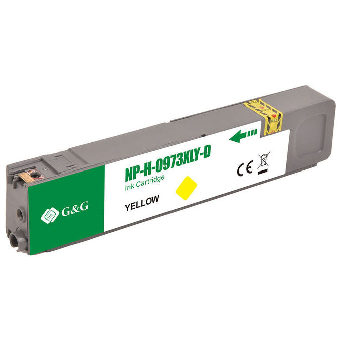 GandG, Cartuccia d'inchiostro compatibile, Giallo, 7000 pagine, HP 973XL