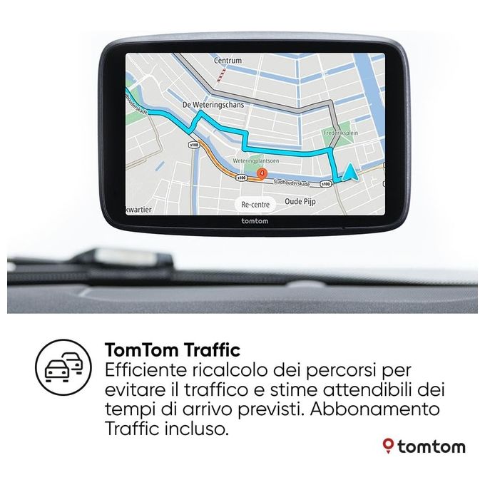 TomTom, Go Superior 7, Navigatore Satellitare, Auto e Camion, Nero