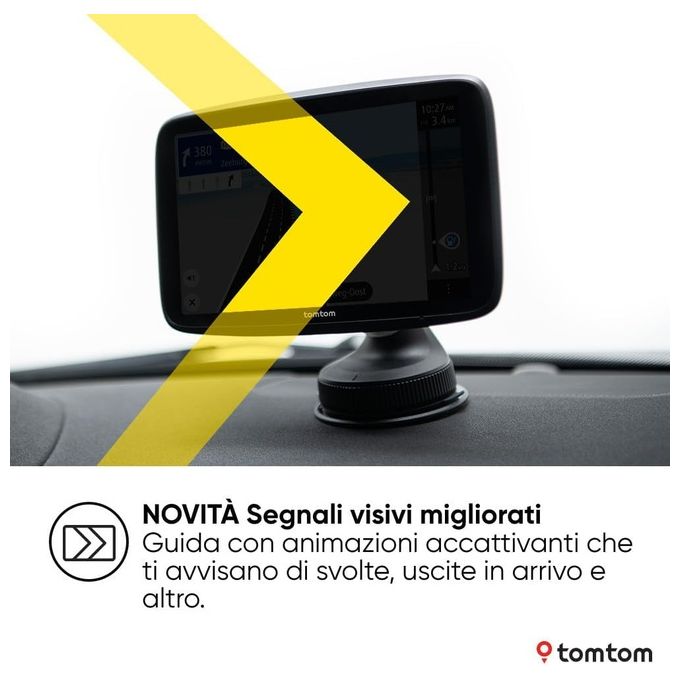 TomTom, Go Superior 7, Navigatore Satellitare, Auto e Camion, Nero