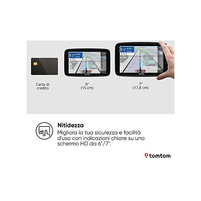 TomTom 1YD7.002.50 GO Expert Plus Navigatore GPS 7'' per Veicoli Pesanti Mappe Europa Wi-Fi Premium Pack