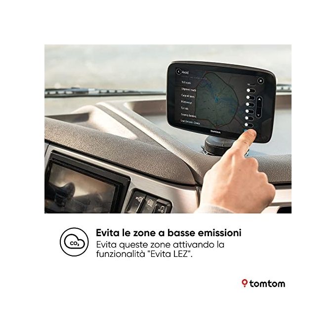 TomTom 1YD7.002.50 GO Expert Plus Navigatore GPS 7'' per Veicoli Pesanti Mappe Europa Wi-Fi Premium Pack