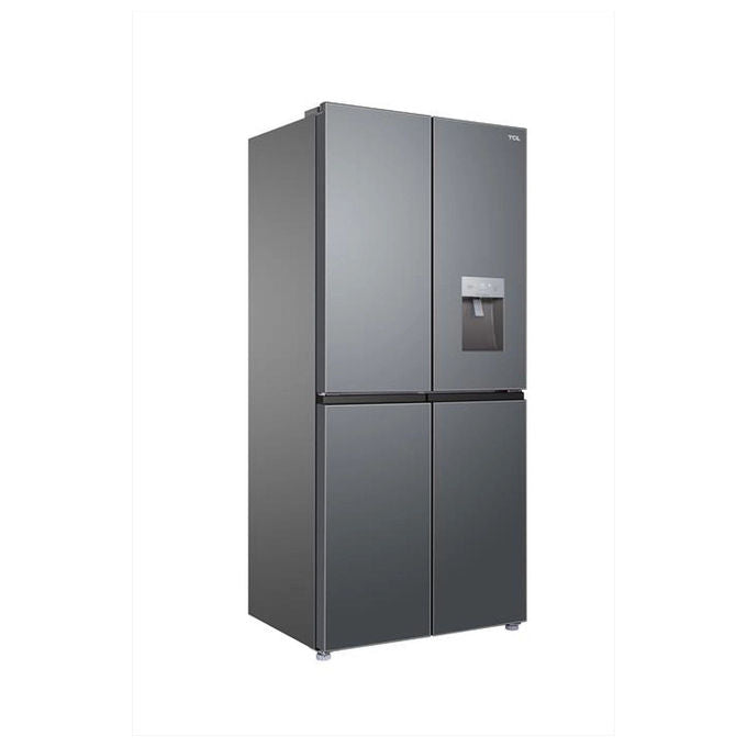 TCL RP466CXF0 Frigorifero 4 Porte 466 L 186 cm Classe F No Frost Inverter Total No Frost 40 dB colore Inox