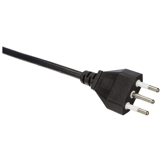 Link cavo alimentazione spina italiana tripolare 10a - presa compaq tripolare c5 mt 1.80