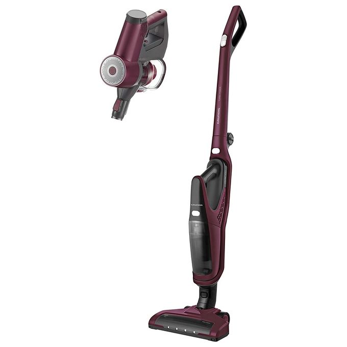 Grundig VCH 9930 Scopa Elettrica 2-in-1 0,5 Litri Nero-Bacca