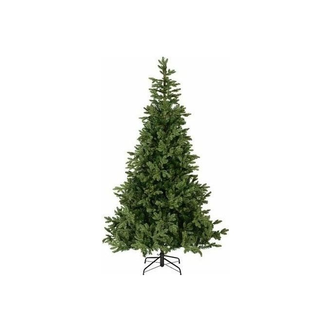 Amicasa 8720194681879 Bergen Albero di Natale Artificiale 3290 Rami in PVC Sintetico Diametro 144 cm Altezza 240 cm colore Verde