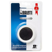 Bialetti 0800401 Guarnizione e Filtro in Acciaio Inox 4 Tazze