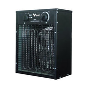 Vigor WIND-9 Generatore Aria Calda Trifase 9000W 400V Portata 1051 m³-h Area 80 m² IP44 colore Nero