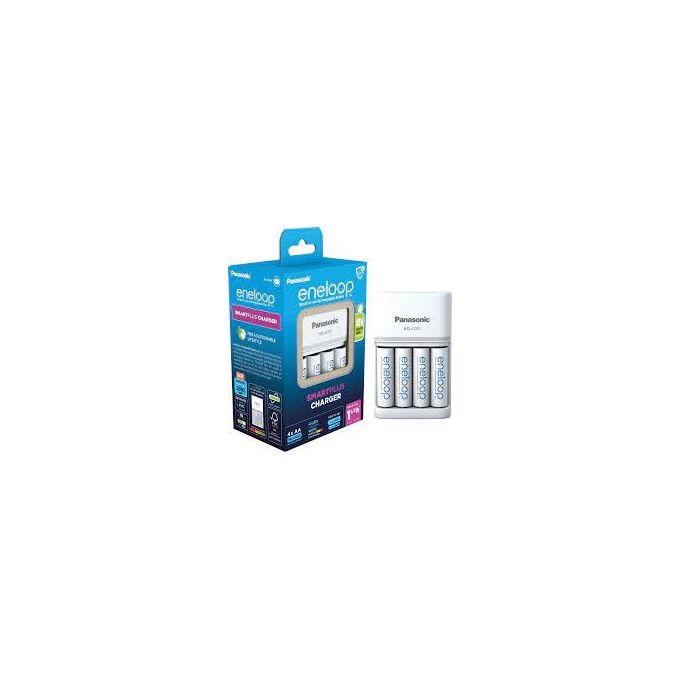 Panasonic Eneloop Smart Plus Charger BQ-CC55 con 4xAA