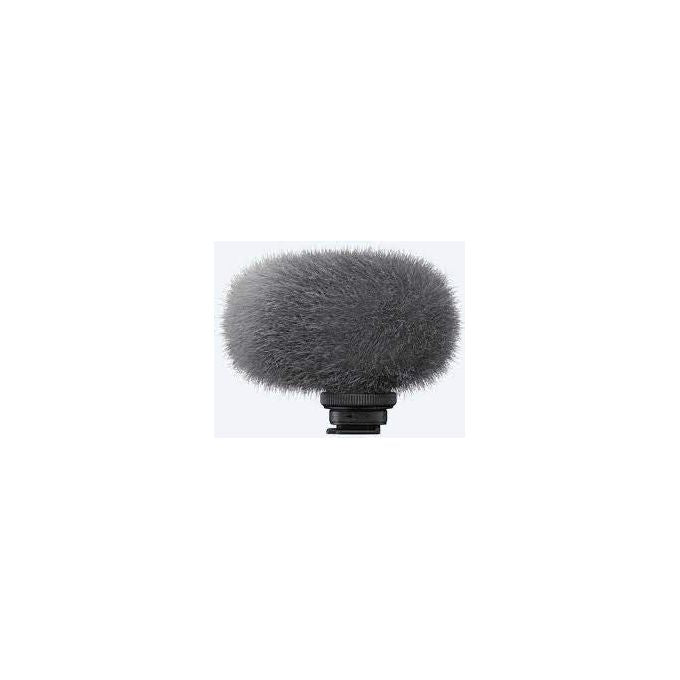Sony ECMG1 Microfono Shotgun Super-Cardioide Compatto per Fotocamere con Slitta MI Alimentazione Integrata Parabrezza e Custodia Inclusi colore Nero