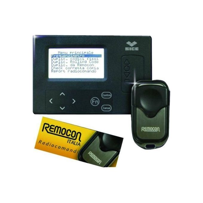 Vigor GENERATOR PROF Kit di Duplicazione Radiocomandi 10 Codici Fissi Frequenza Variabile 8 Codici Rolling 5 Codici Quarzo Autoapprendenti colore Nero