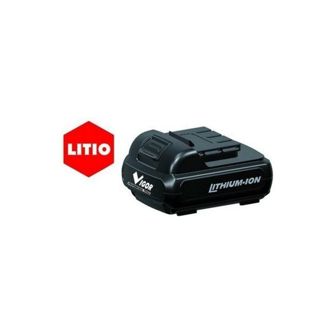 VIGOR 90212-18 Accessori Trapano Batteria Li-Ion 18 V 1.3 Ah Samsung compatibile VST-1800 colore Nero