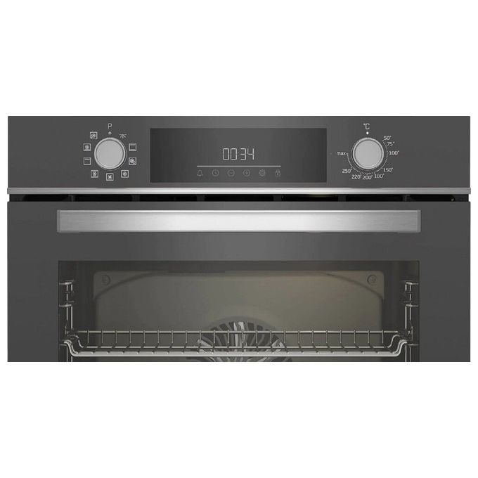 Beko BBIM13300ZGCSE Serie B300 Forno da incasso Multifunzione 72 L Classe A+ 9 Funzioni Termoventilato Pulizia Vapore (59.5x59.4x56.7 cm) colore Grigio Pietra