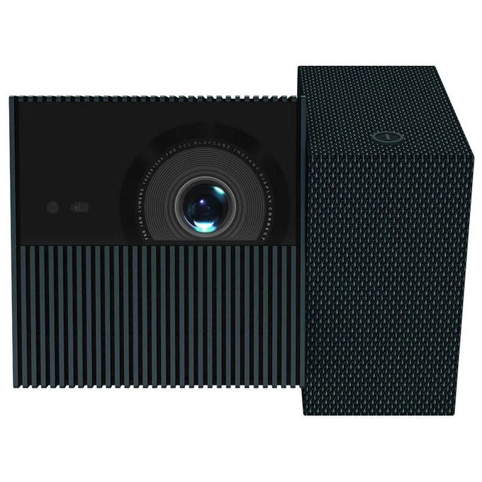 Tcl, Proiettore PlayCube, Portatile, Full HD 1080p, 750 Lumen, Netflix, Google TV, 4K