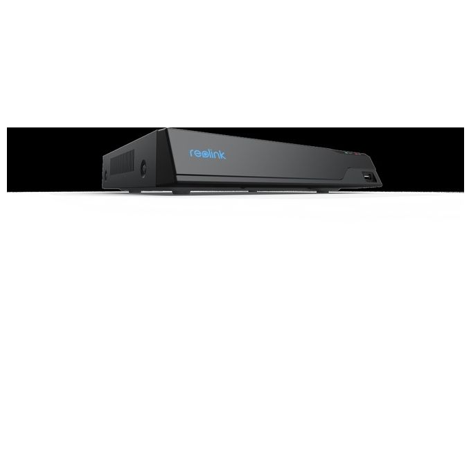 Reolink NVS8 NVR 8 canali PoE 4K 3840x2160 HDD 2TB espandibile 12TB HDMI VGA colore Nero
