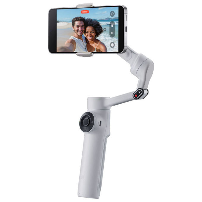 Insta360 Stabilizzatore Smartphone Flow 2 AI Tracker Bundle Grigio Chiaro
