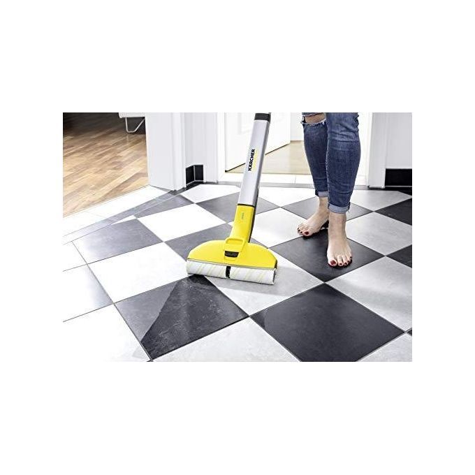 Karcher 2.055-006.0 Set di Rulli di Ricambio Giallo per FC5 Giallo Bianco Microfibra e plastica