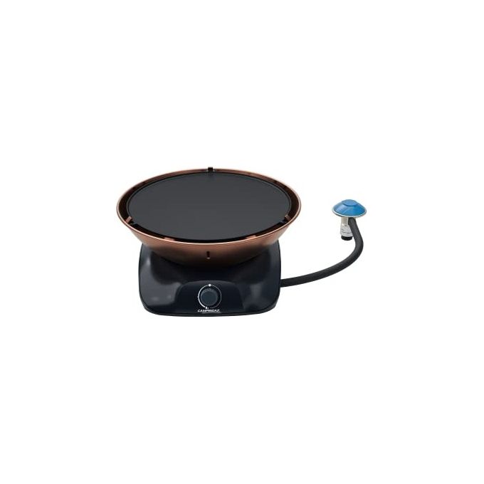 Campingaz 2000038776 360 Grill CV Grill da tavolo 2400 W 1 bruciatore a 360° con accensione Piezoelettrica PushandTurn colore Nero