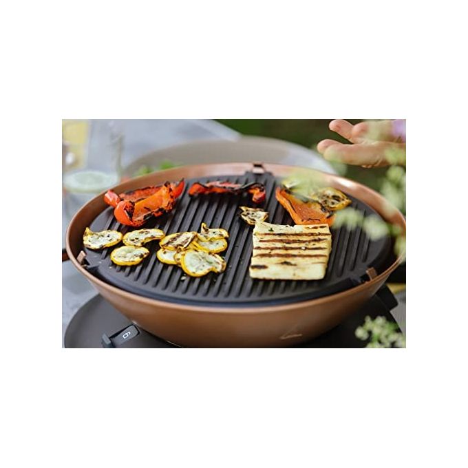 Campingaz 2000038776 360 Grill CV Grill da tavolo 2400 W 1 bruciatore a 360° con accensione Piezoelettrica PushandTurn colore Nero