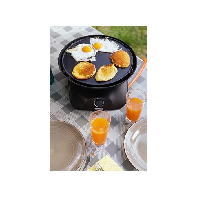 Campingaz 2000038776 360 Grill CV Grill da tavolo 2400 W 1 bruciatore a 360° con accensione Piezoelettrica PushandTurn colore Nero
