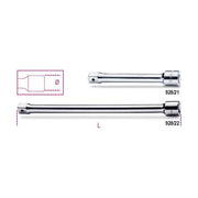 BETA 928-22 MM.380 Prolunga per Chiavi a Bussola 3-4'' Attacchi Quadri Maschio e Femmina Acciaio Cromato colore Cromato