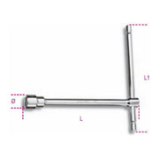 BETA Chiave a t Fissa Bocca Esagonale Acciaio Cromato - uni 6742 din 3112 - 950 mm 11
