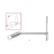 Beta 957 16 Chiave a T con Bussola Snodata per Candele d'Accensione 16 mm Acciaio Cromato ISO 11168