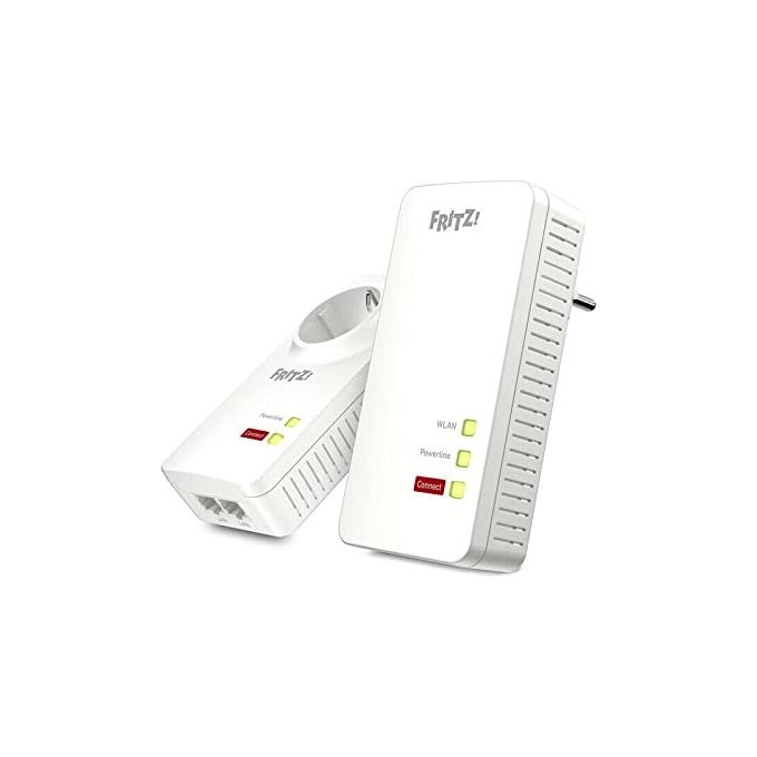 Fritz! Powerline 1260e Wlan Set 1200Mbit-s Collegamento Ethernet Lan Wi-Fi Bianco