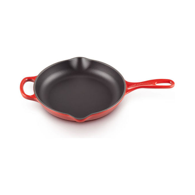 Le Creuset 20182230600422 Padella Doppio Becco in Ghisa Vetrificata 23 cm colore Ciliegia