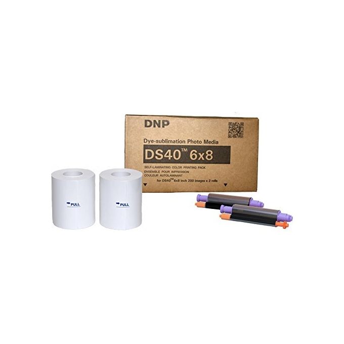 DNP 202.853 Rotolo Carta Fotografica per Stampanti Dye-Sublimation 15x20 cm 400 Stampe Glossy colore Glossy