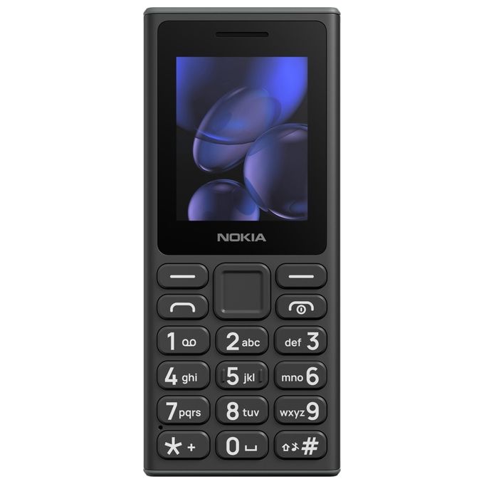 Nokia SP01Z07Z2076Y 105 2024 Telefono Cellulare Dual SIM 2G Display 2'' Batteria 1000 mAh Radio FM USB-C colore Nero