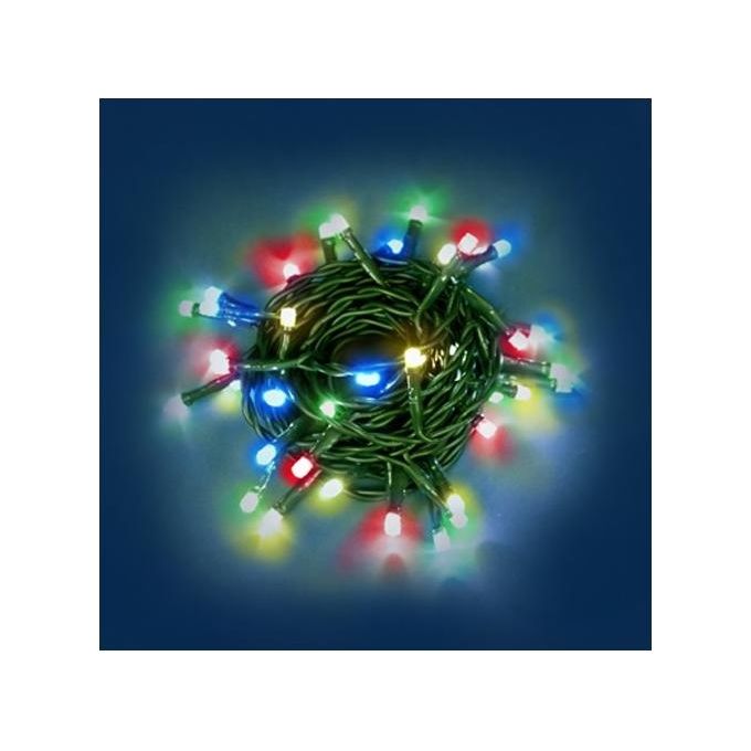 Catena Lineare 10 Led Multicolore 1mt Luci natale