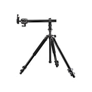 Mantona 20382 Scout Max Set Treppiede fotografico con testa a sfera e braccio di estensione altezza max 157 cm carico max 6 kg colore Nero