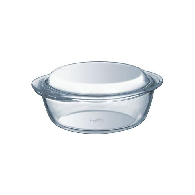 Pyrex 2047143 Classic Casseruola Tonda con Coperchio 2.1 L vetro borosilicato colore Trasparente
