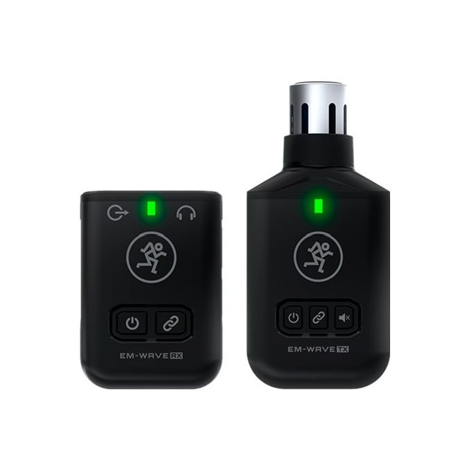 Mackie EM-WAVE-XLR Element Wave Sistema Microfono Wireless 2,4 GHz 70m autonomia 7 ore colore Nero