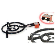 Garcima BN-G600 Bruciatore a Gas per Paella 60 cm 3 Anelli 21 kW 1750 g-h Uso Esterno colore Nero
