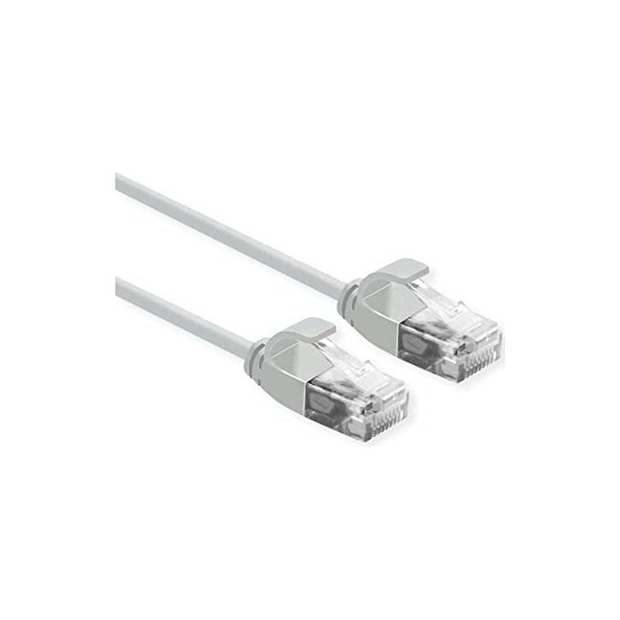 Cavo Rete Utp Cat.6a 1mt Slim Grey No Schermato Per Data Center
