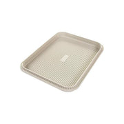 Silikomart 21.003.13.0065 Snacks and Co Stampo Focaccia Bread Silicone Platino Microforato 37,5x29,5 cm colore Grigio