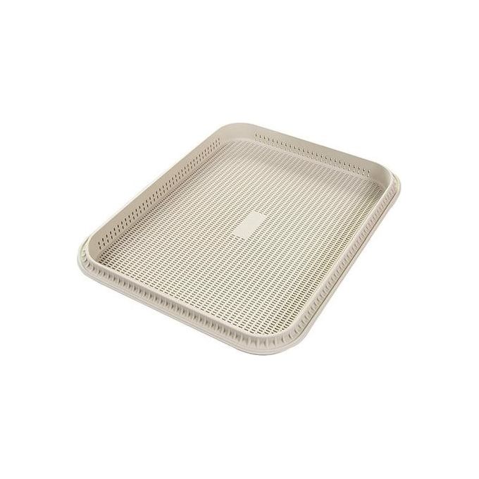 Silikomart 21.003.13.0065 Snacks and Co Stampo Focaccia Bread Silicone Platino Microforato 37,5x29,5 cm colore Grigio