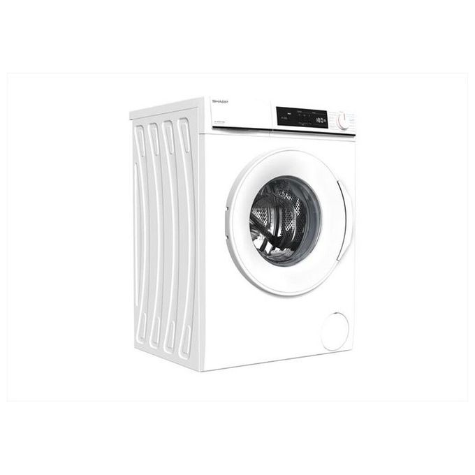 Sharp ES-NFA8121WD Lavatrice a carica frontale 8 Kg Classe D 1200 giri Oblo' grande Bianco 845x597x527
