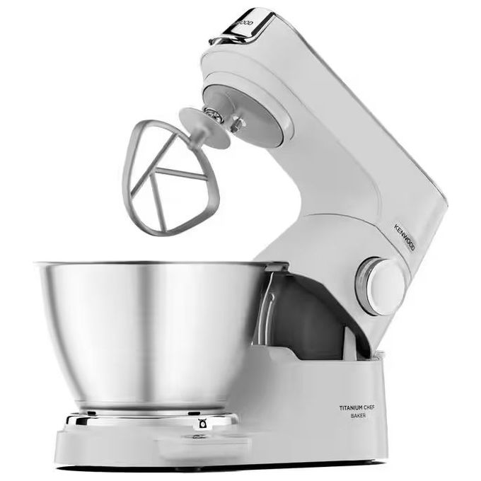Kenwood KVC65.001SI Titanium Chef Baker Impastatrice Planetaria 1200W 5L Bilancia Integrata 6 Velocita' colore Argento